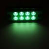 6pcs 8 LED Clearance Side Marker Light Indicator Lamp Truck Trailer Lorry Yellow