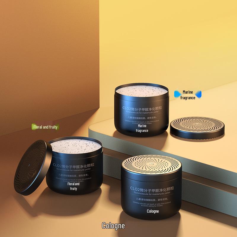 Long-lasting Car Air Freshener Solid Balm - Light Fragrance Odor Eliminator for Men