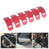 For Motorcycle Exhaust Pipe  Ive Cover Modified Exhaust Hood Short Paragraph;Red: