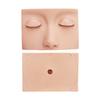 Lash Mannequin Head Removable Silicone Replacement Eyelash Mannequin Head for Training