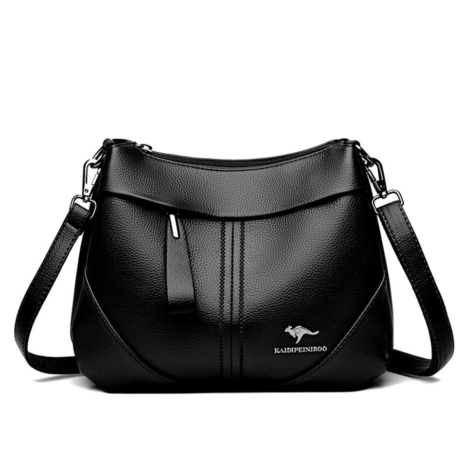 Luxury Designer Shoulder Crossbody Bags Women Purses and Hangbags Female Genuine Soft Leather Casual Messenger Bag