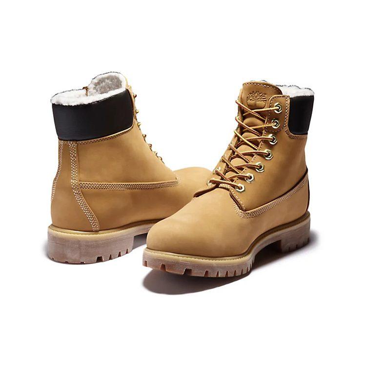 Timberland 6 Inch Premium Waterproof Warm Lined Boot 'Wheat Nubuck' A2E31231