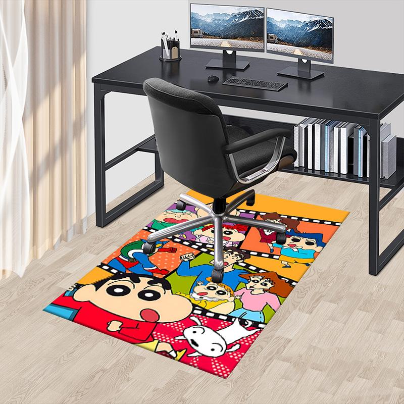 1pc Crayon Shinchan Adventure Carpet for Playroom Bedroom Living Room Sofa Home Decor,kids Game Area Rug Non-slip Floor Mat Y728129