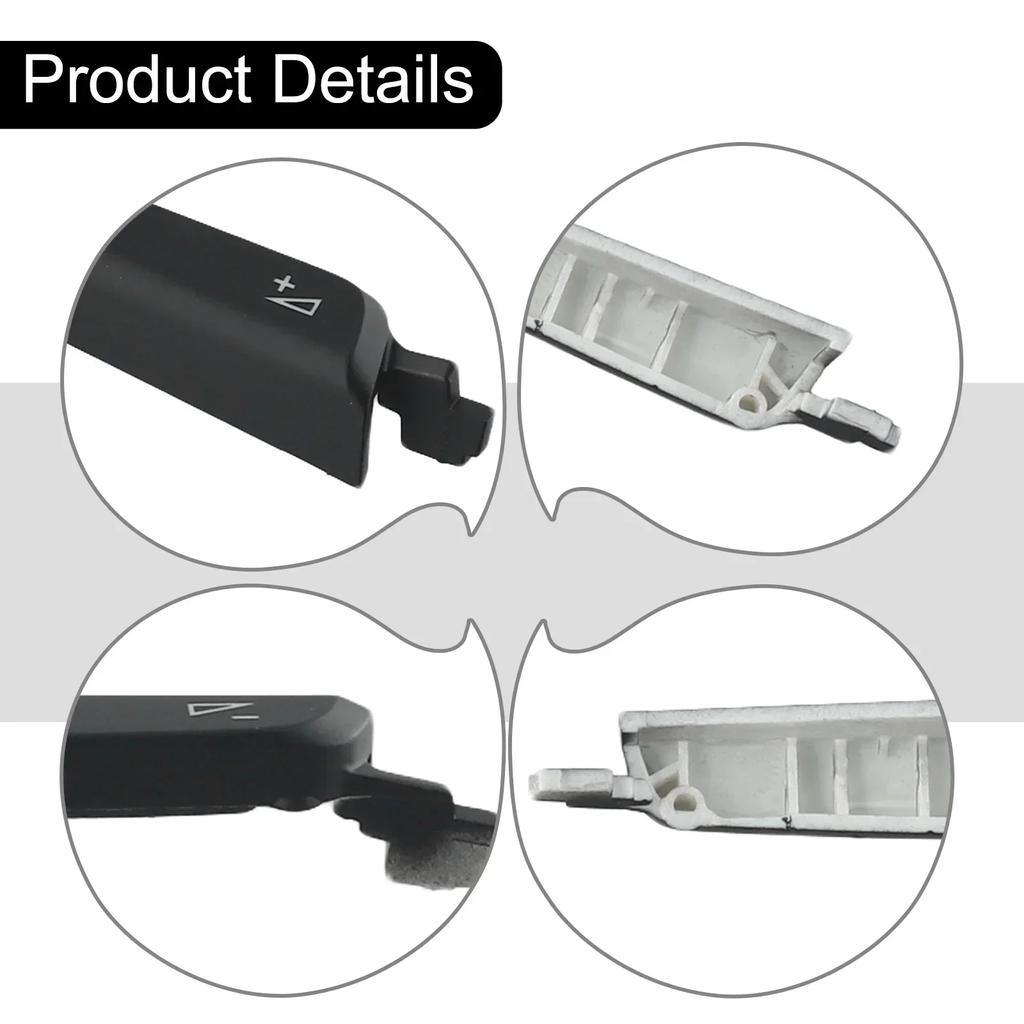 1PCS Vehicle Internal Steering Wheel Volume Switch ABS Button Cover Automobile Accessories For Golf 7 7.5 For GTD R GTS 2017-20