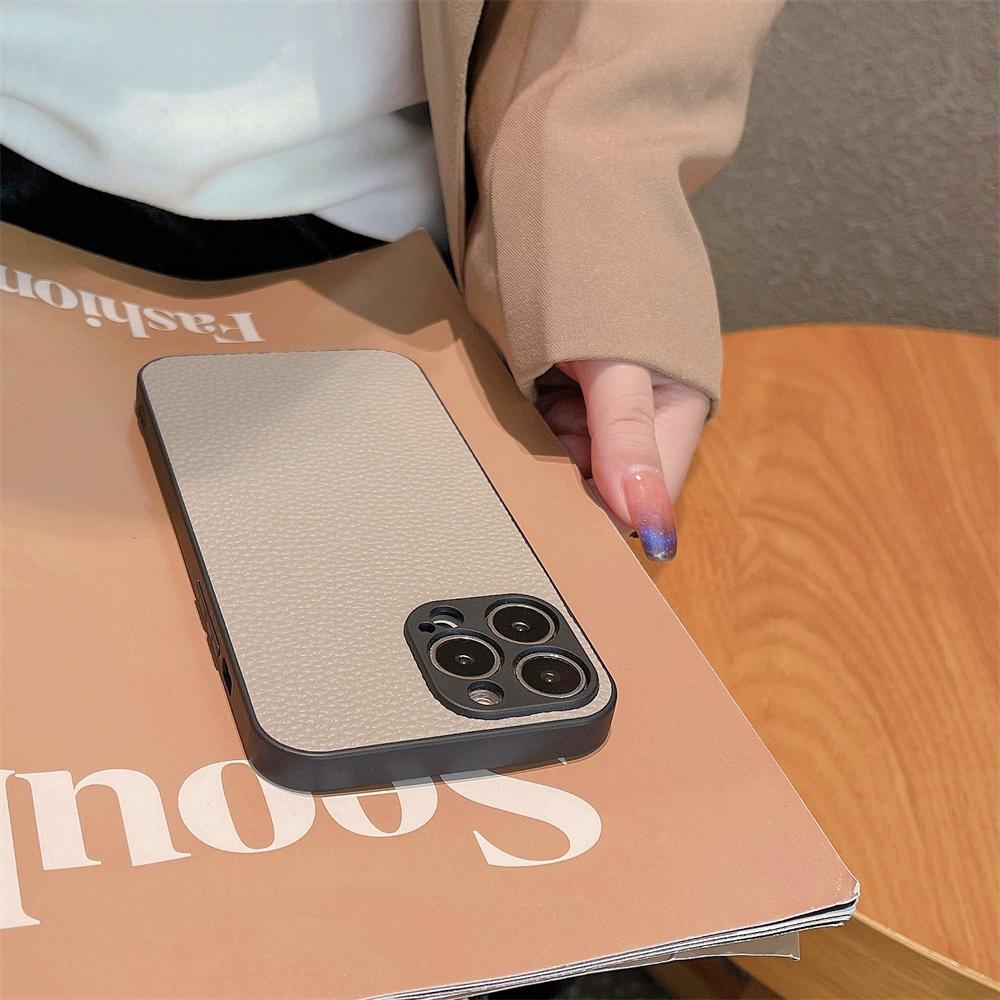 Luxus Vintage Leder Soft Case für Iphone 14 13 12 11 Pro Max 14 Plus stoßfest Kamera Schutz Business Stoßstange Abdeckung coque
