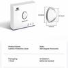 PAJL2 2Pcs Car Camera Protective Cover Reverse Image Lens Stickers For Tesla SpaceX Model 3 Y S X Y-Eur Highland Roadster Bonina Coil