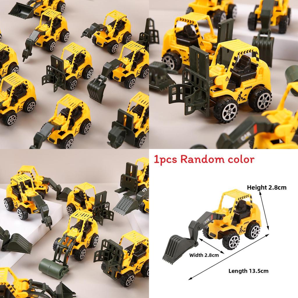 Simulation Mini Inertia Engineering Vehicle Children Toy For Early Development And Play