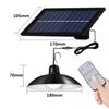 Solar Chandelier Outdoor Decor Motion Sensor Waterproof Led Powered Lamp Pendant Night Light Camping Yard Garden Hanging Lights