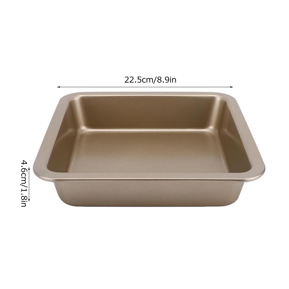 2Pcs ‑Shaped Non‑Stick Cheese Cake Pizza Mold Tray Bakeware Kitchen Baking Tools(Black )