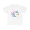 Cool Mums Club Tee | Pastel Retro Lettering, Hearts & Stars