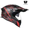 LVS New off-road motorcycle helmet for men and women, dual-lens rally helmet for both road and off-road use3C Authentication