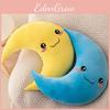 Cozy Soft Moon Pillow Plush Cushion For Children With Cute Animal Design Ideal For Sofa Or Bed
