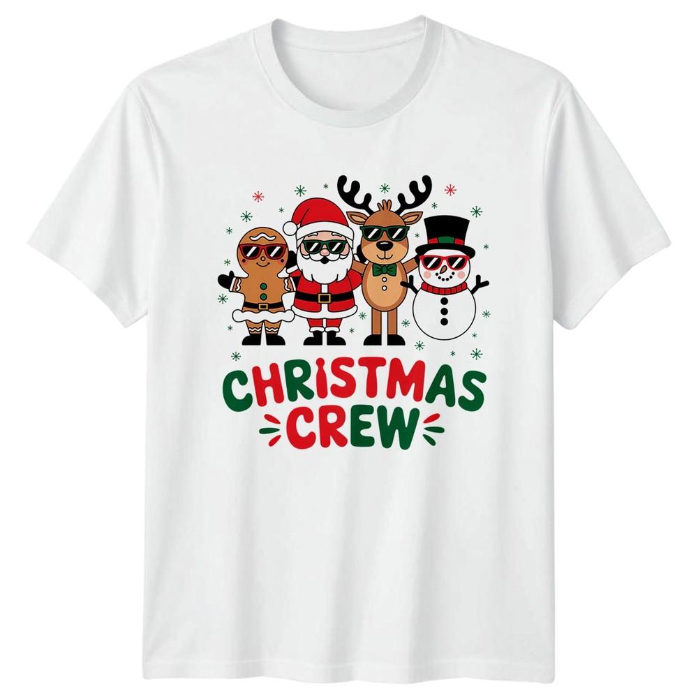 Christmas Crew Holiday Christmas Characters Unisex Unisexs Unisexs Graphic Tee S