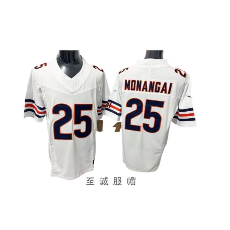 Chicago Bears Jersey de Fútbol Retro Vintage para Hombre Algodón Bordado Mezcla Ropa Deportiva para Aficionados
