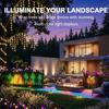 Waterproof Matrix Grid Lights RGBIC LED Christmas Curtain Light LED Fairy Lamp  Garden Decor