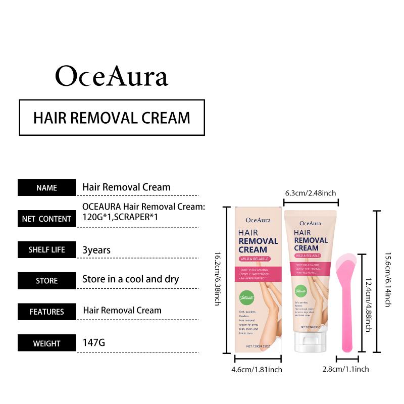 Fast Painless Hair Growth Inhibitor Oceaura Hair Removal Cream Arm Armpit Legs Intimate Areas Depilatory For Men Woman