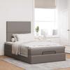 Maison Exclusive - Cadre de lit ottoman avec matelas taupe 120x200 cm tissu