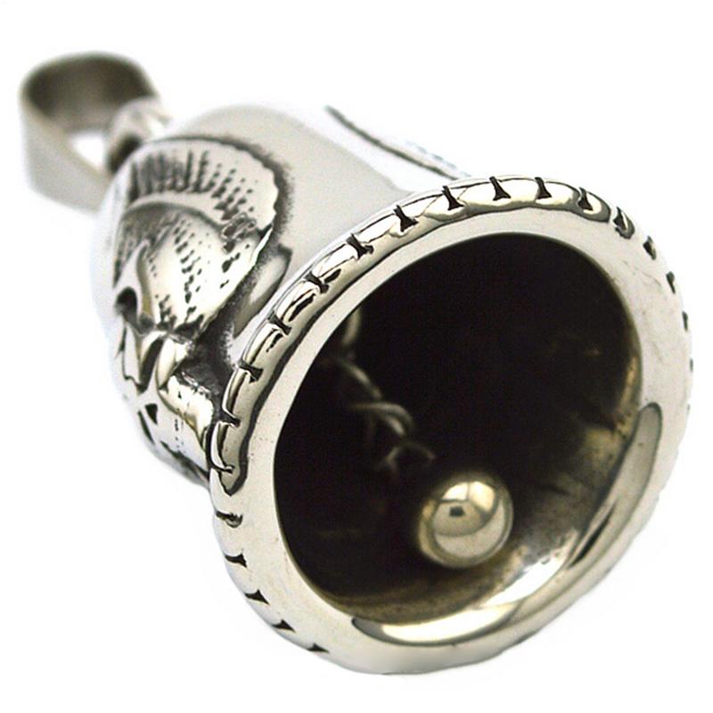 Punk Style Engelsflügel Liebesglocke Anhänger Motorrad Motorradfahren Amulett Anhänger Rock Party Viel Glück Fahrglocke Bikerglocke