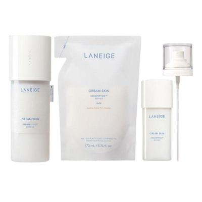 Cream Skin Cerapeptide Refiller Bundle (170ml + 170ml + 50ml + Mist Pump)