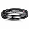 European Fashion His Queen & Her King Crown Titanium Steel Couple Rings