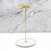 Elegant Round Base Jewelry Stand Storage Organizer for Rings Necklaces Earrings Space Saving Accessories Display Rack