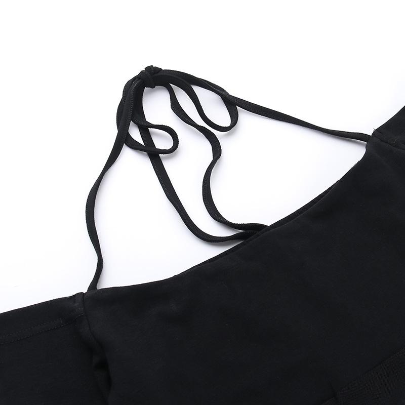 Pure Desire Off Shoulder Elegant Spice Girl Tops Ins Autumn New Sexy Slim Mesh T-shirt Women Fashion Solid Long Sleeved Casual Clothing