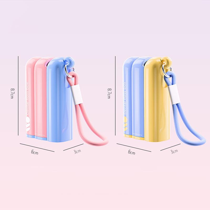 Dopamine Dental Floss Box, Portable Home Use, Automatic Pop-Out Mini Dental Floss Storage Box, Floss Holder For Between Teeth.