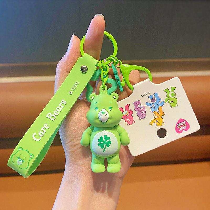 Licensed Love Adorable Bear Keychain Creative Rainbow Bear Backpack Gift Accessory