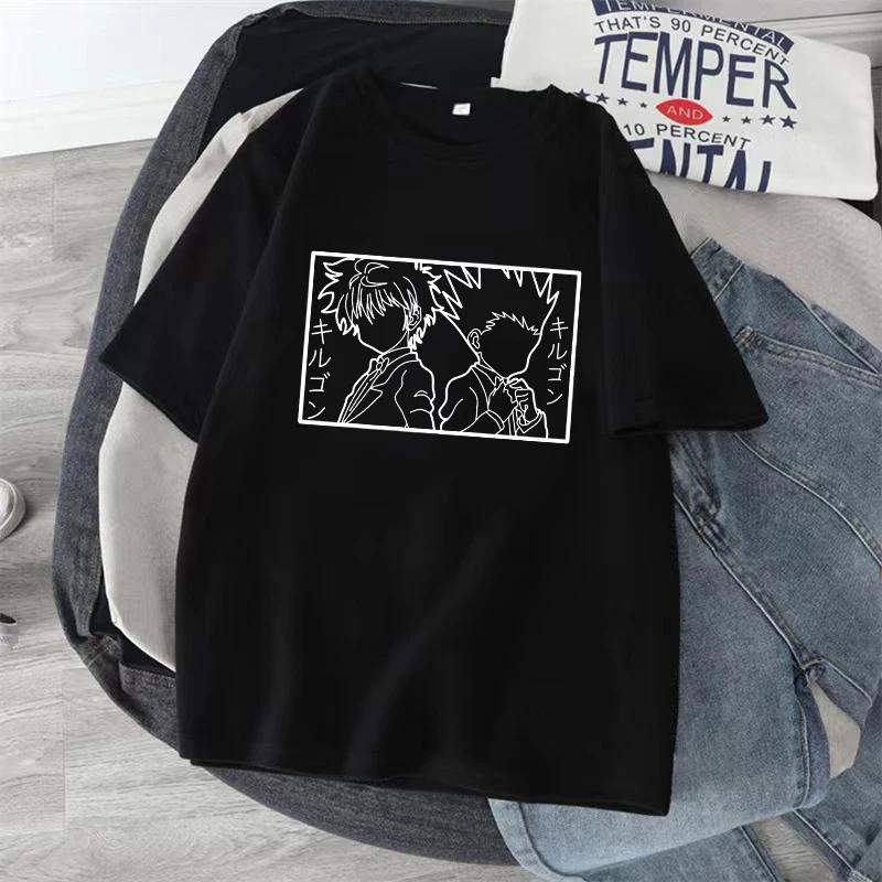 Y2k Women T Shirt Hunter X Hunter Kawaii Japanese Anime T-shirt Harajuku Fashion Casual Funny T-shirts Short Sleeve Summer Tops