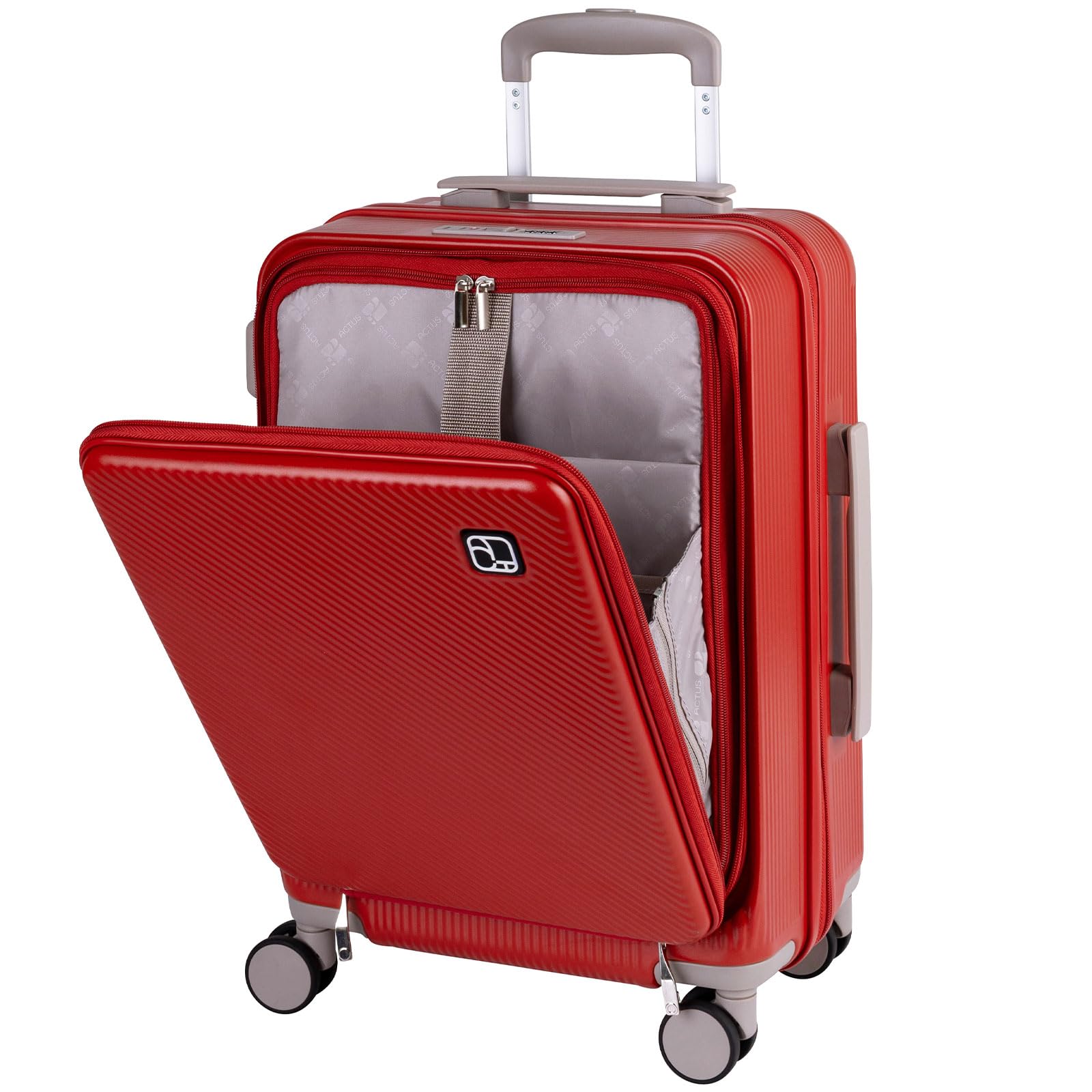 

Валіза Carry Carry S Front 5W1H Тайвань [Actus], Ручна поклажа, Сумка, Розмір, Відкриття, Розширювана, Для перенесення, 74-20610, PM1200 (криваво-оранжевий)