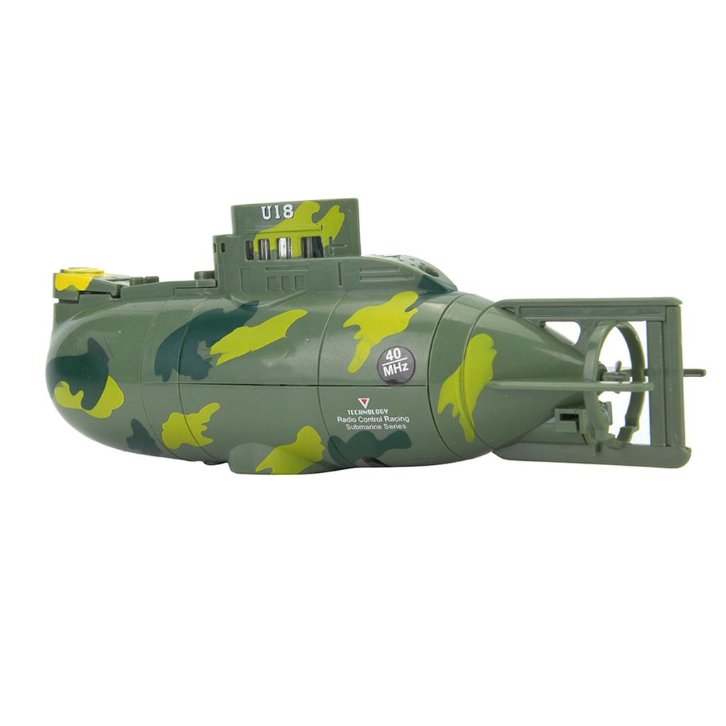 Simulation Military Remote Control 6 Channel Submarine Toy Model (Black)