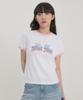 WAIKEI Angel Dolphin Short Sleeve T-Shirt White
