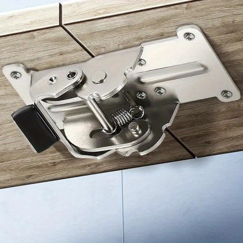 4Pcs Self-Locking Folding Hinge 0-180 Degree Hardware Door Furniture Connection Hinges Dining Table Surface Combination Splicing