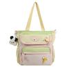 Schoolbag Japanese contrasting colors ins schoolbag female high value sweet large capacity middle and high school students tutoring bag Mori backpack