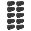 10pcs Walking Pole Rubber Tips Universal Round Head Shock Absorbing Hiking Pole Feet Cover