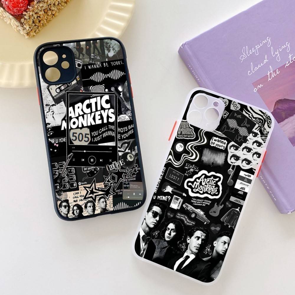 Rock Band A-Arctic M-Monkeys Phone Case For IPhone 16 15 14 13 12 11 Pro Max Plus X XS MAX Black Matte Phone Fundas