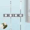 Clip Design Mop Holder Multi-Purpose Mop Broom Organizer Rack Wall Mounted Mop Clip  Kitchen