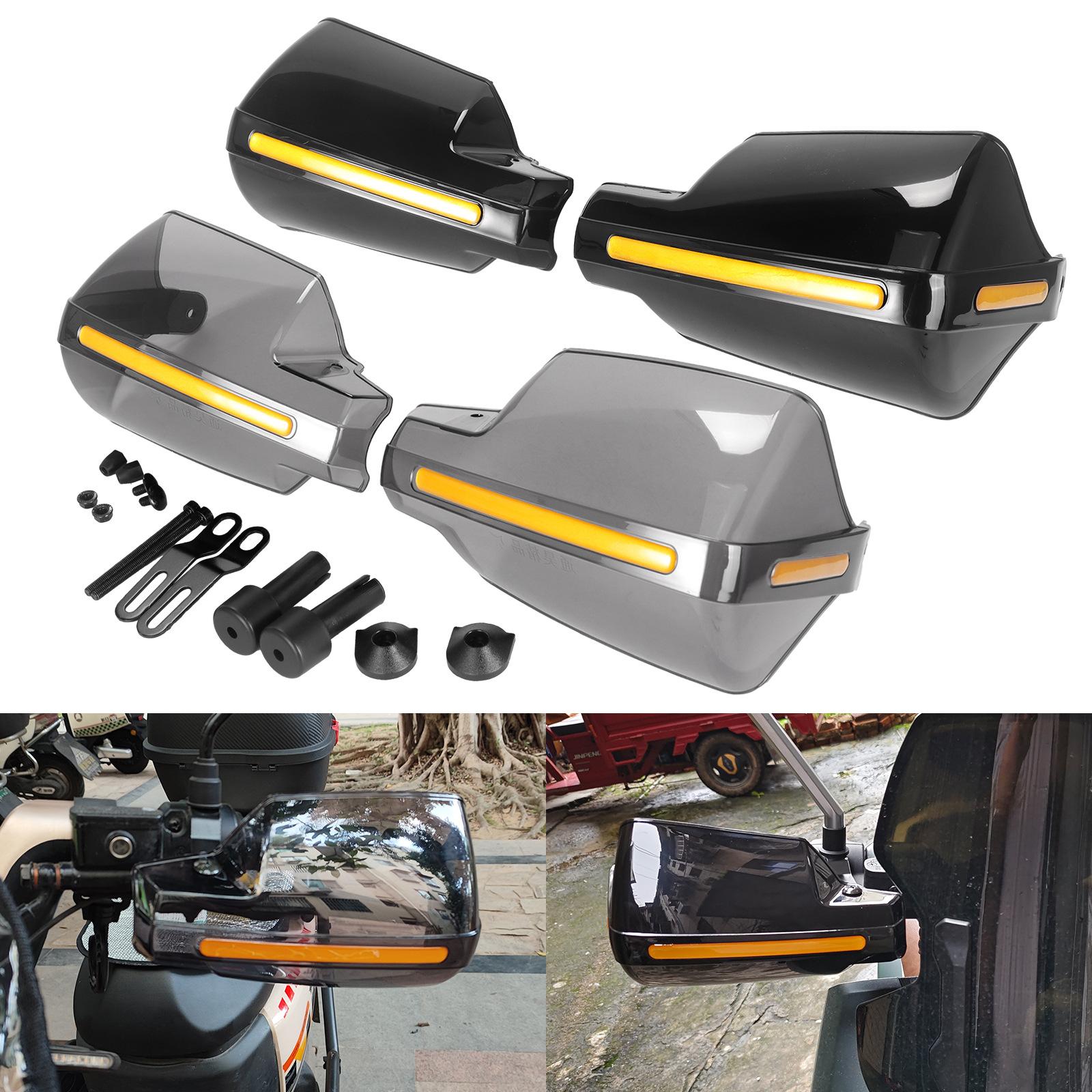 Motorcycle Protection Gear Windproof Handlebar Handguards Motorbike Wind Deflectors Hand Guard Handle Protector Shield Universal чёрный