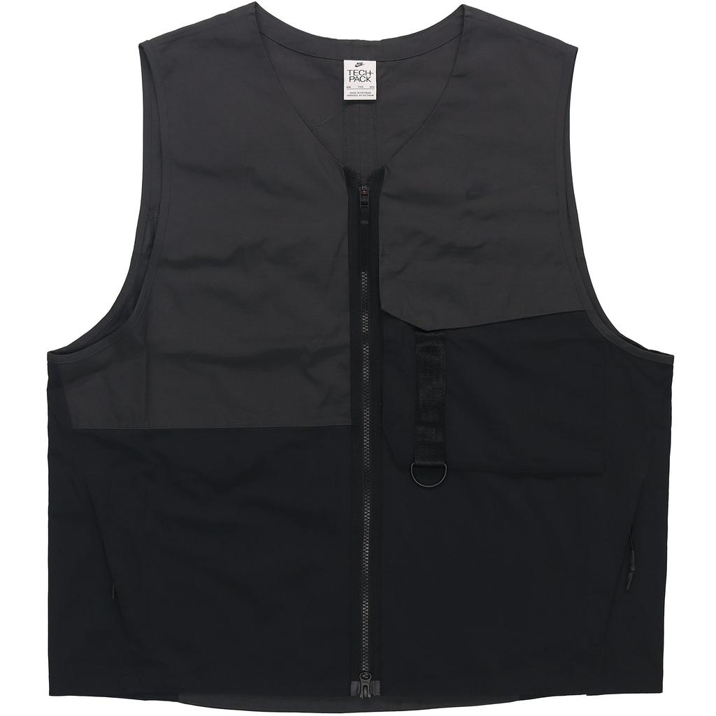 Nike Sportswear Tech Pack Zip-Up Sleeveless Jacket Men Outerwear Black DM5535-060