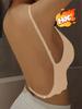 U-shaped Backless Lingerie for Women, Gathered with Chest Cushion, Worn with Hollowed Out Vest, One-piece Seamless Backless Sexy Bra