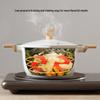 CateMaker Maple Series Hexagonal Double-Ear Soup Pot