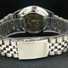 VINTAGE REFURBISHED SEIKO 5 AUTOMATIC 6309A JAPAN MENS BLACK WATCH a442596-1