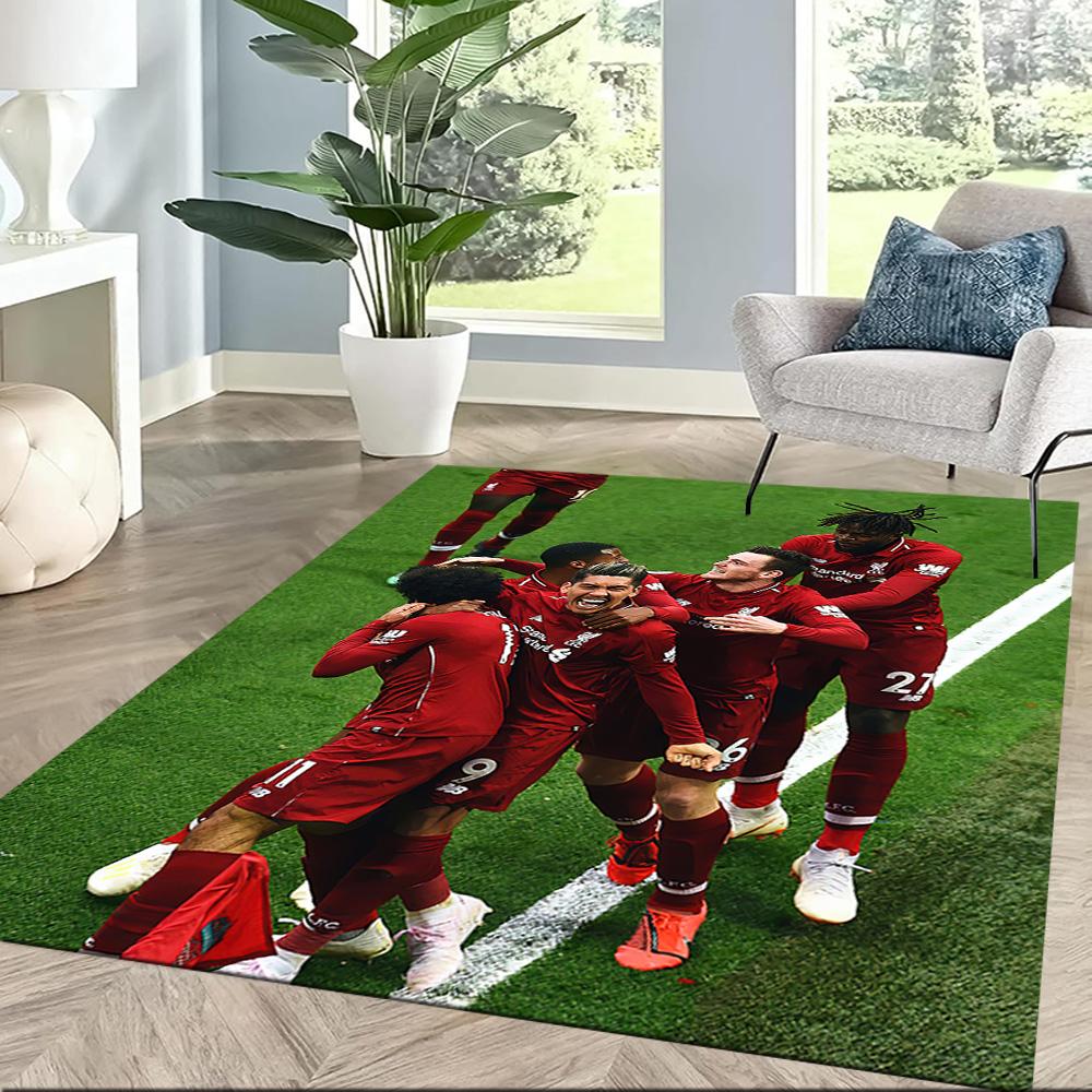 Liverpool Football Club Floor Rug Office Rug Design For Dormitory Hallway Outdoor Game Room Antislip Rug Office Home Decor