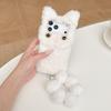 Winter Warm Plush Phone Case for iPhone 17 Pro Max Case 15/14/16Plus 13/12/11 Pro Max 15 Pro Max 16E Cat Fluffy Fur Cover