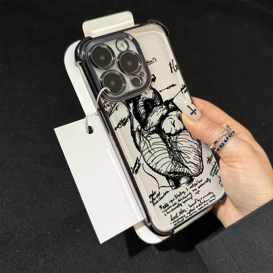 Phone Cover Funda Case for Apple iPhone 17 Pro Max 15 16 17 XS XR 14 12 Plus 11 Air 13 This Is My Heart Pattern