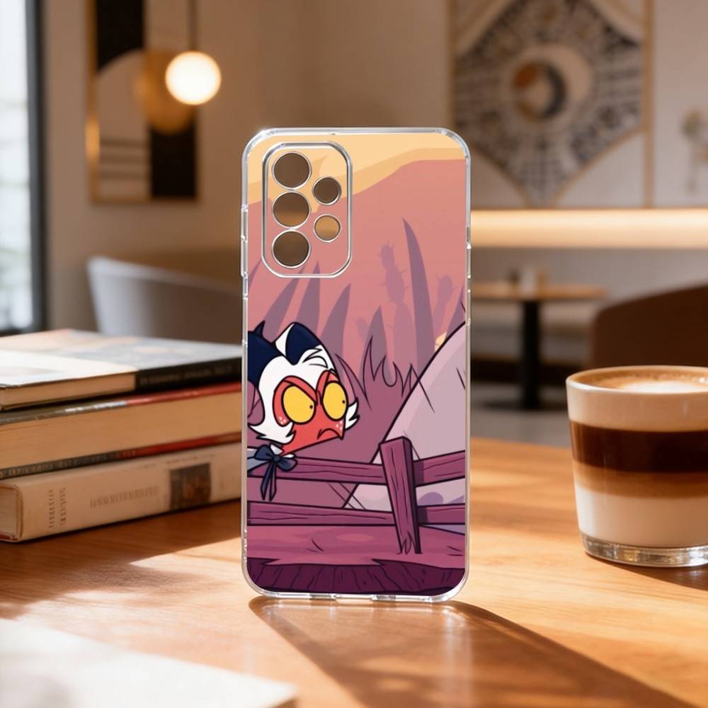 

H-Helluva Boss M-Moxxie Чехол для телефона для Samsung S25,S24,S21,S22,S23,S30,Ultra,S20,Plus,Fe Прозрачный чехол Samsung S20ULTRA5G