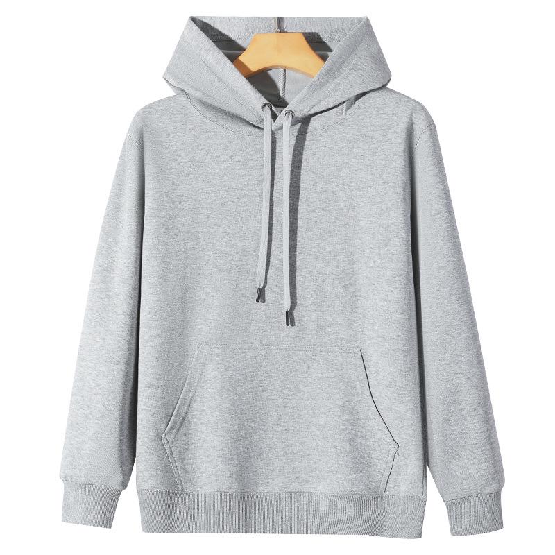 

Unisex Heavyweight Cotton Hoodie - Versatile Solid Color Pullover for Spring & Autumn XL