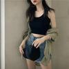 Women's Short Camisole Crop Top - Stylish One-Piece Layering Outerwear