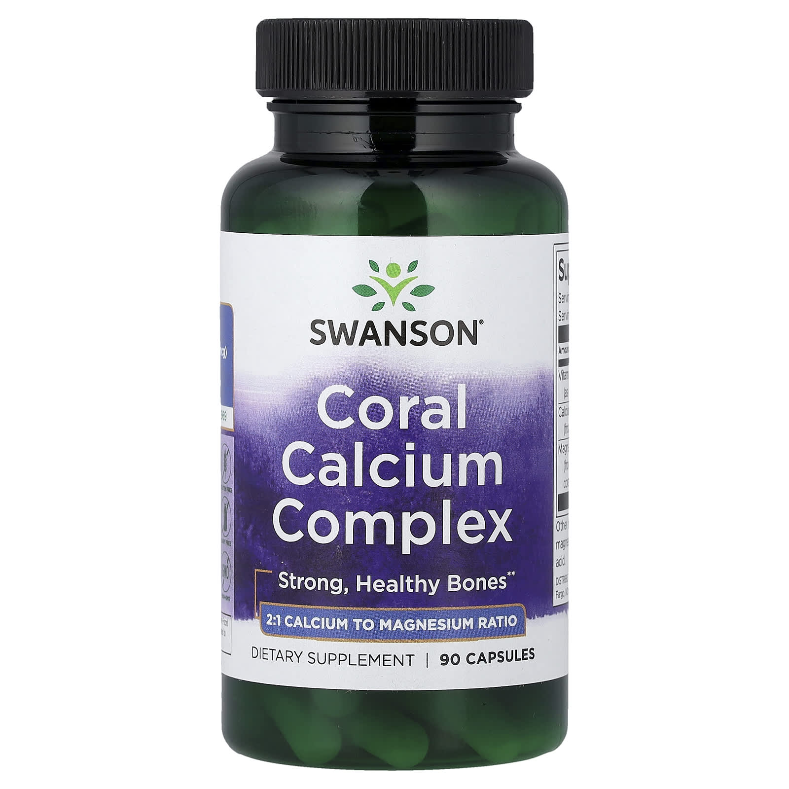 

Swanson, Coral Calcium Complex, 90 Capsules