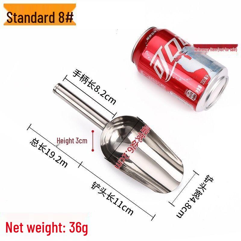 JingJingRS Thickened Stainless Steel Multipurpose Scoop